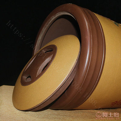 品味岁月的雅器 刘氏紫砂大号茶叶罐与普洱茶的完美邂逅